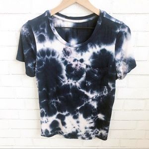 TIE DYE Print Flowy T Shirt Size S